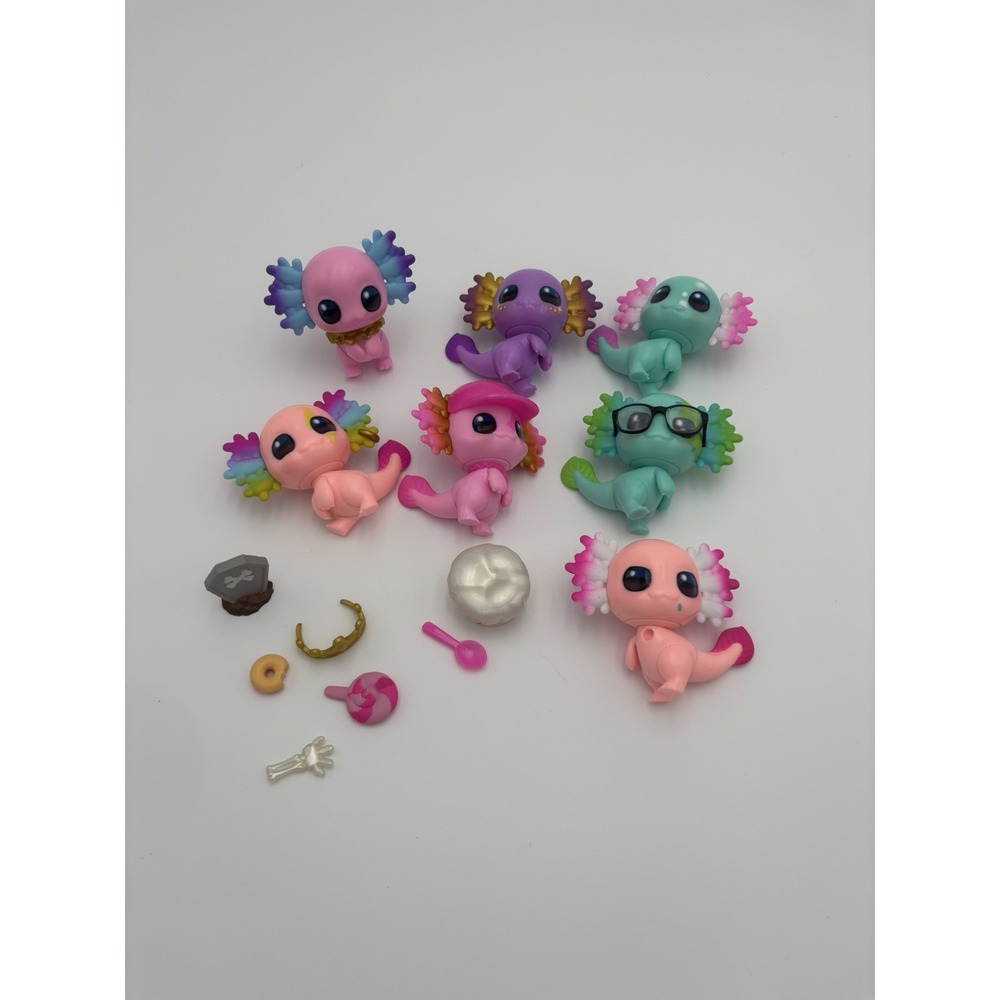 Axolotl  ZURU  Surprise  Lot  of 7 Figures and Accesseries